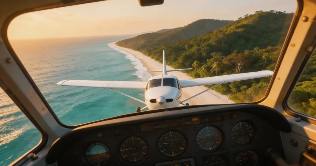 Imagem de capa: Roteiros Aéreos no Brasil: Destinos para Pilotos Privados